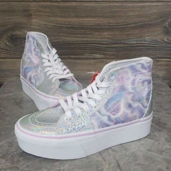 Vans | Shoes | New Vans Sk8 Hi Womens Platform Sneakers Size Rave ...